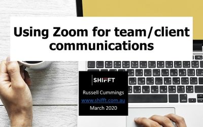 Using Zoom for remote communication