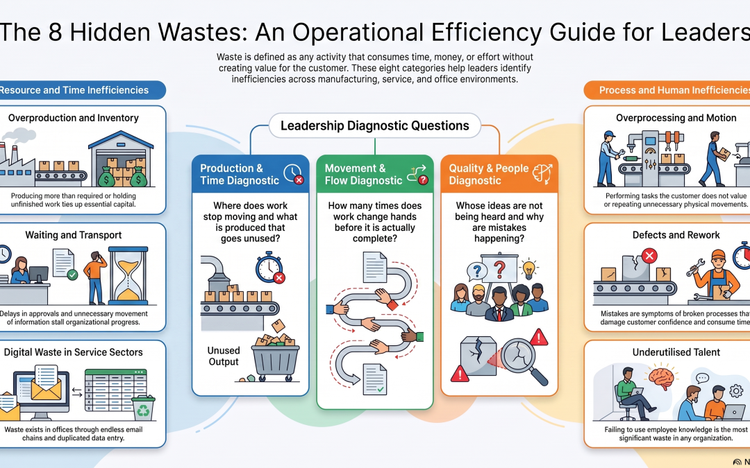 The 8 Wastes Hidden Inside Every Business (Including Yours)